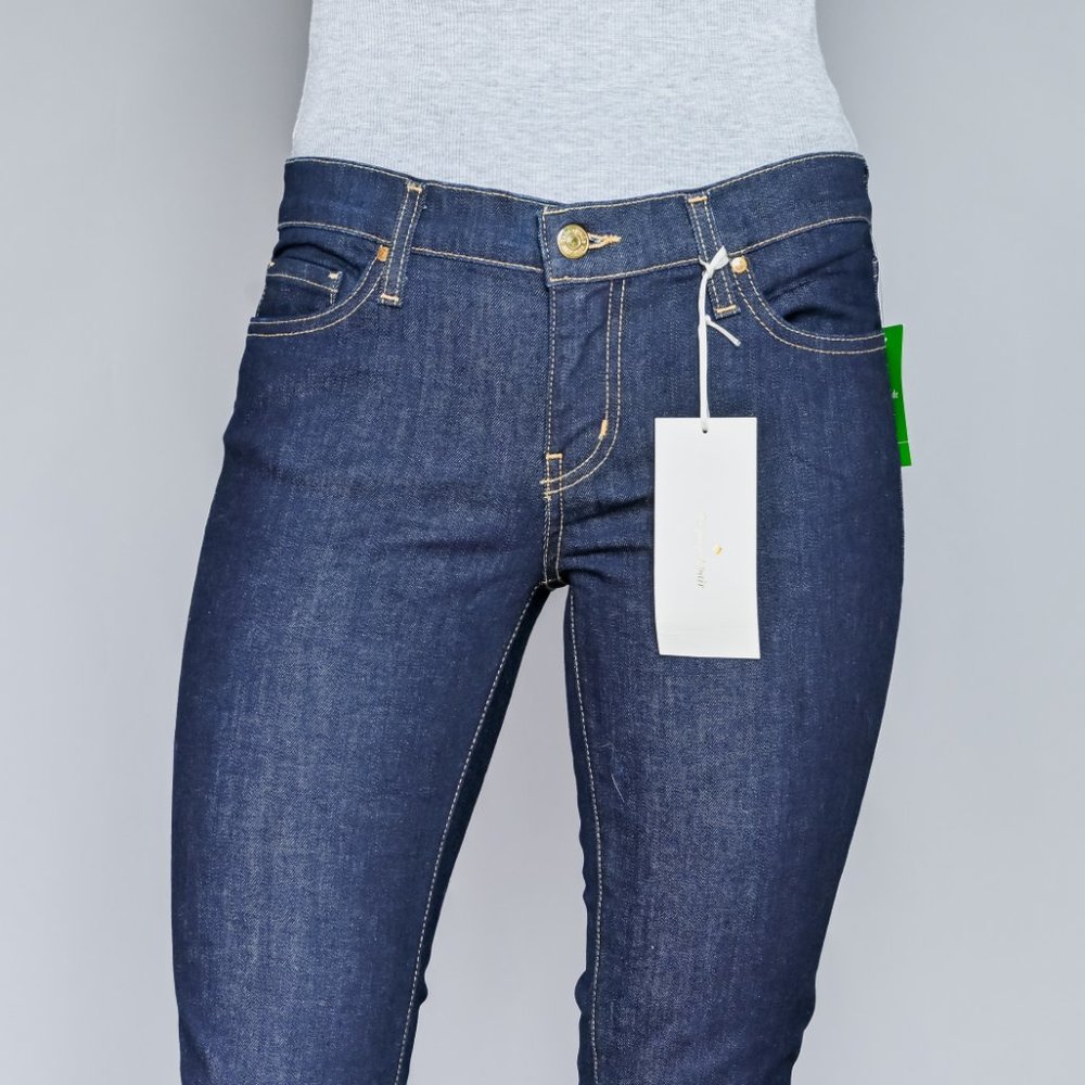 KATE SPADE Indigo Blue Mid-Rise Jeans NWT - Picture 2 of 7